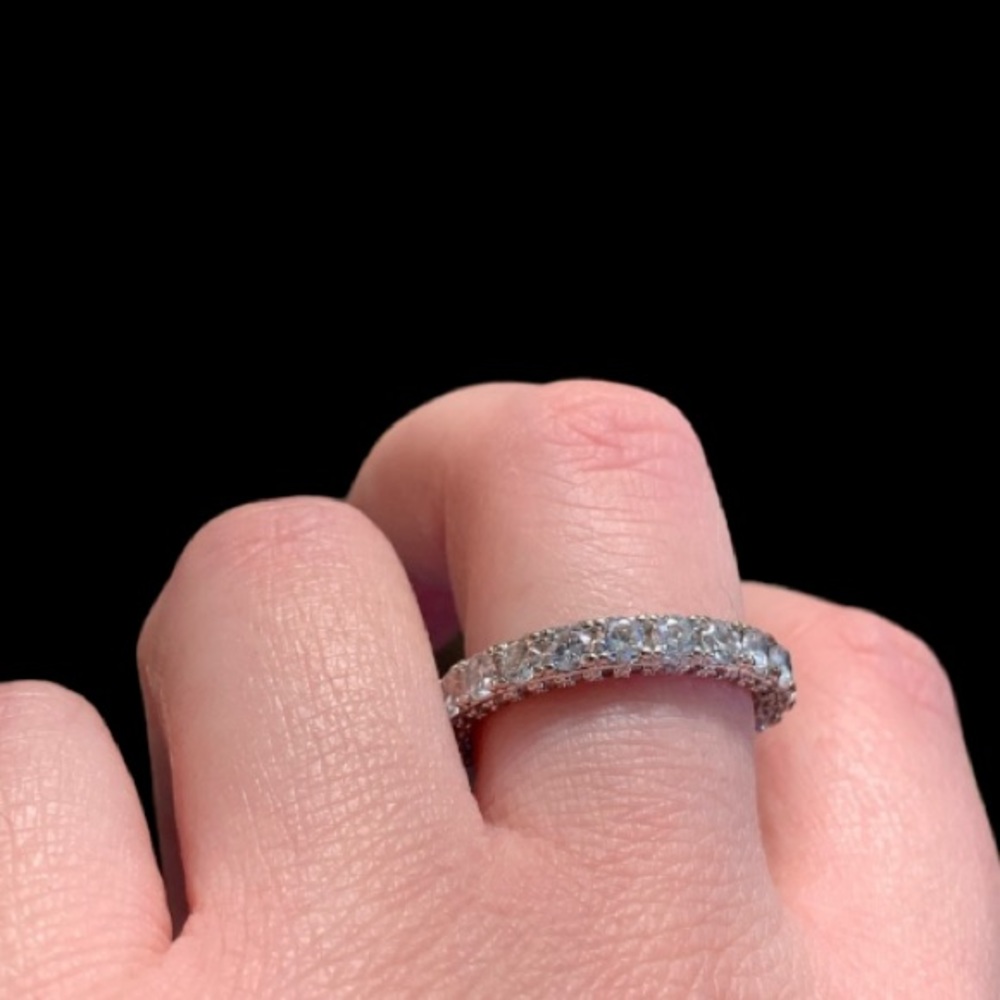 STERLING SILVER WEDDING BAND - Picture 6 of 8